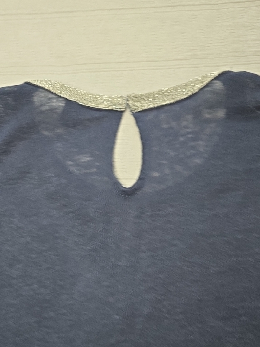 J Crew Embellished Linen Crewneck Women's Size Small - Picture 11 of 13
